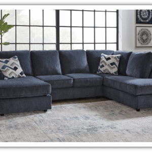 Albar Place U-Shape 2-Piece Sectional in Cobalt