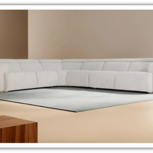 Aldo 4-Piece Power Motion Sectional in Light Gray