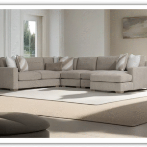 Bernhardt Dawkins 5 Pieces Sectional With Chaise