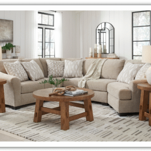 Brogan Bay 3-Piece Sectional with Cuddler in Cork